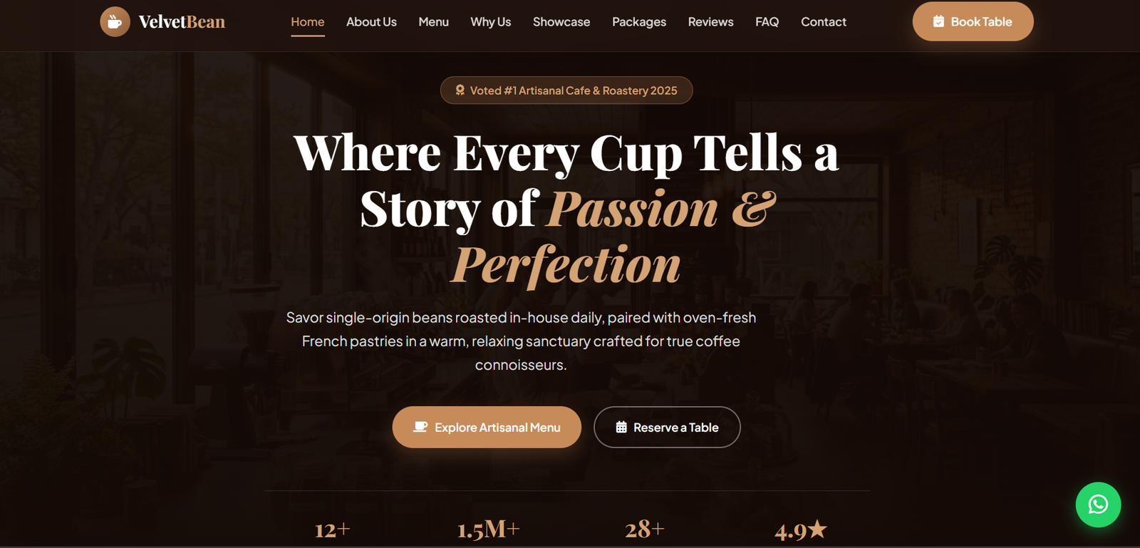 Café & Restaurant Website