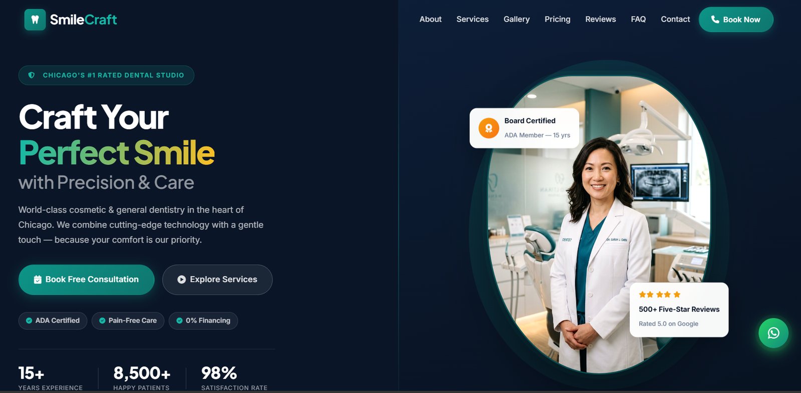 Dental Clinic Website